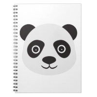 Panda Face Black and White Bear