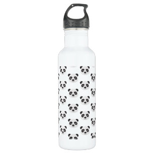 Panda Face Black and White Bear Stainless Steel Wa 710 Ml Water Bottle