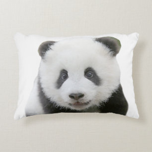 Panda Face Decorative Cushion