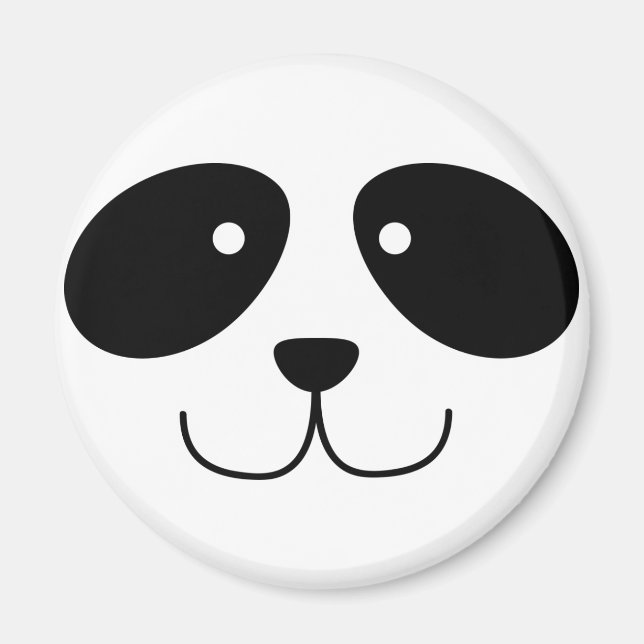 Panda Face Magnet (Front)