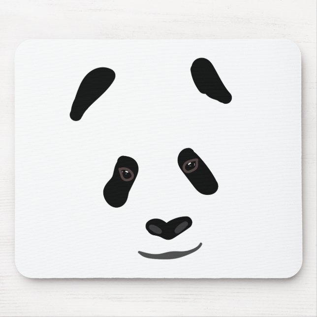 Panda Face Mouse Mat (Front)