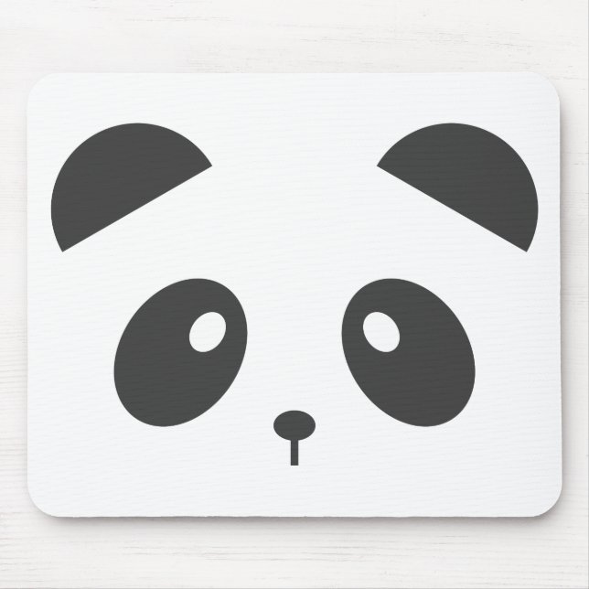 Panda Face Mouse Mat (Front)