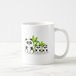 Panda Family Coffee Mug