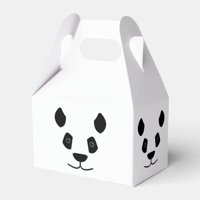 Panda Favour Box (Back Side)