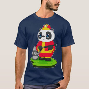 Panda Firefighter Fire hose 1 T-Shirt