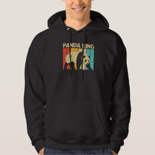 Panda For Men Boys Dad Panda Bear Animal Hoodie