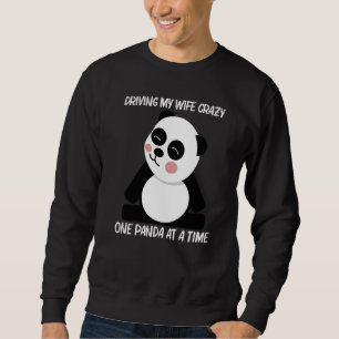 Panda For Men Dad Black White Bear Cub   1 Sweatshirt