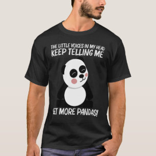 Panda For Men Women Black White Bear Cub 2 T-Shirt