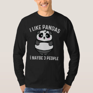 Panda For Men Women Cute Panda Bear Animal T-Shirt