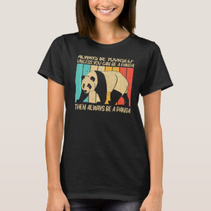 Panda For Men Women Panda Bear Animal 1 T-Shirt
