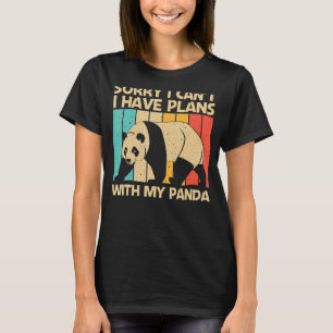 Panda For Men Women Panda Bear Animal 2 T-Shirt