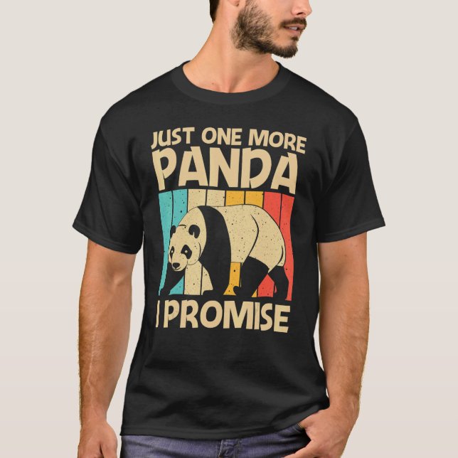Panda For Men Women Panda Bear Animal   T-Shirt (Front)