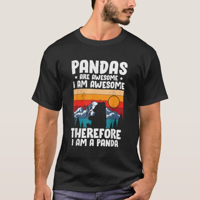 Panda For Panda Bear T-Shirt (Front)