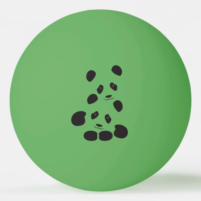 Panda Friendship Ping Pong Ball (Front)