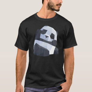 Panda Geometric Abstract Wildlife Graphic Animal T-Shirt