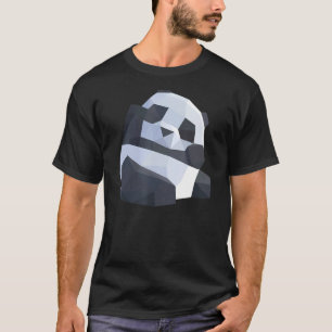 Panda Geometric Abstract Wildlife Graphic Animal T-Shirt
