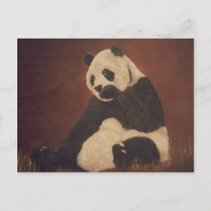 Panda Giggling CricketDiane Designer Stuff Postcard