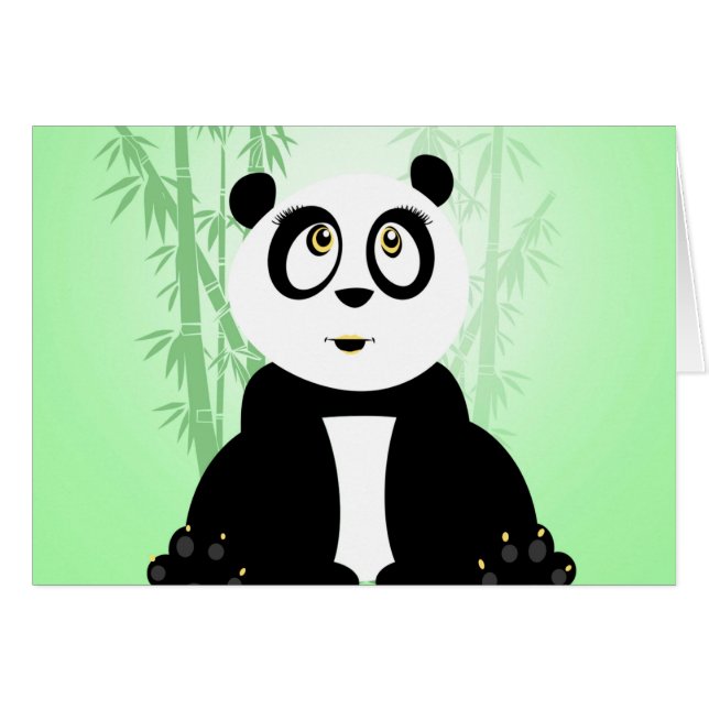 Panda Girl - Green (Front Horizontal)