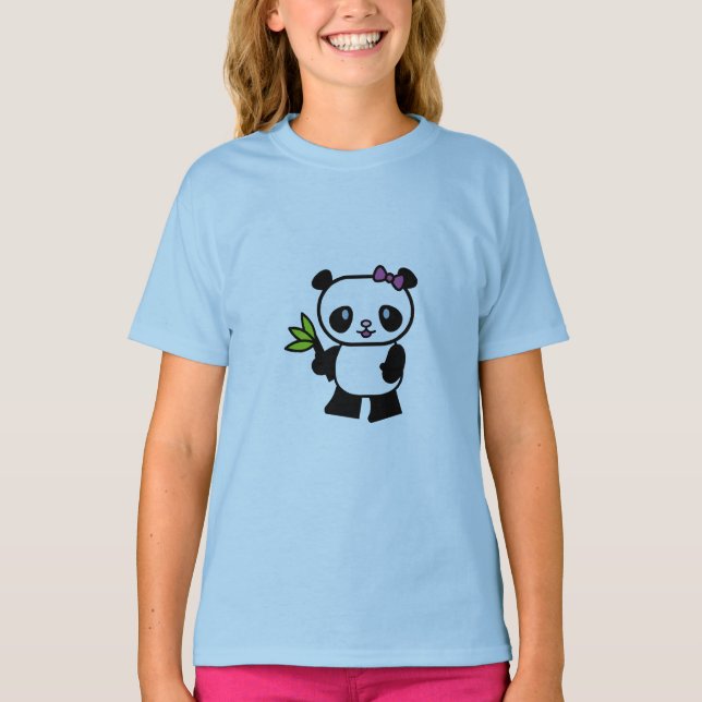 Panda Girls T-Shirt (Front)