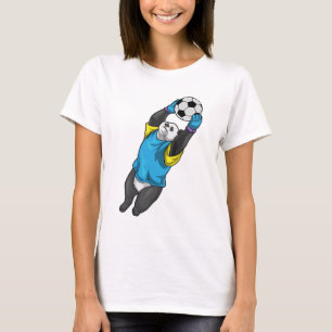 Panda Goalkeeper Soccer T-Shirt