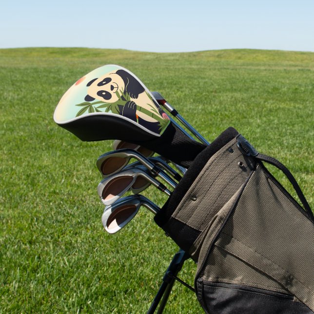 Panda Golf Head Cover (In Situ)