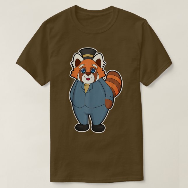Panda Groom Cylinder Wedding  T-Shirt (Design Front)