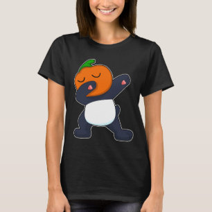 Panda Halloween Pumpkin Hip Hop T-Shirt