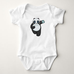Panda Handball player Handball Baby Bodysuit