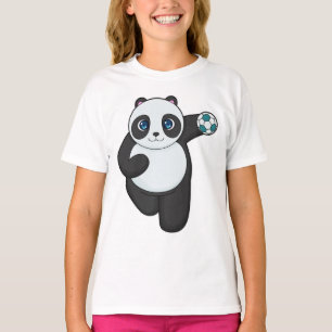 Panda Handball player Handball T-Shirt