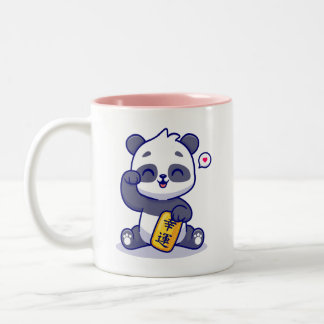 panda happy mug