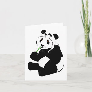 Panda Hat Notecards