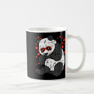 Panda Heart Gles Cute Valentines Day Bear Animal G Coffee Mug