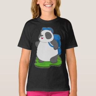 Panda Hiker Backpack T-Shirt