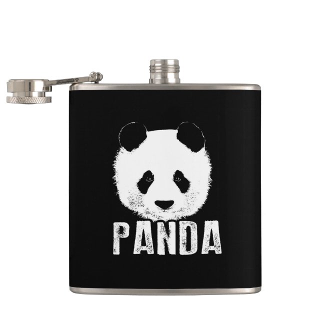 Panda Hip Flask (Opened)