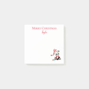 Panda Holiday Merry and Joy Post-it Notes