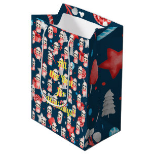 Panda Holidays Customise Medium Gift Bag