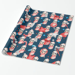 Panda Holidays Customise Wrapping Paper