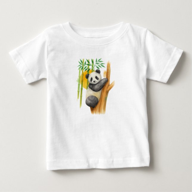 Panda Hug Baby T-Shirt (Front)