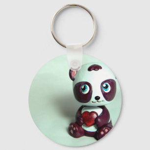 Panda Hug II Key Ring