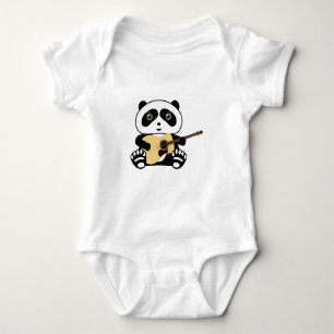 Panda illustration Design Baby Jersey Bodysuit