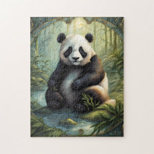Panda im Wald Jigsaw Puzzle