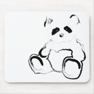 panda ink mouse mat