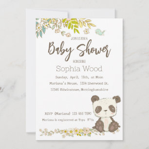 Panda Invitation
