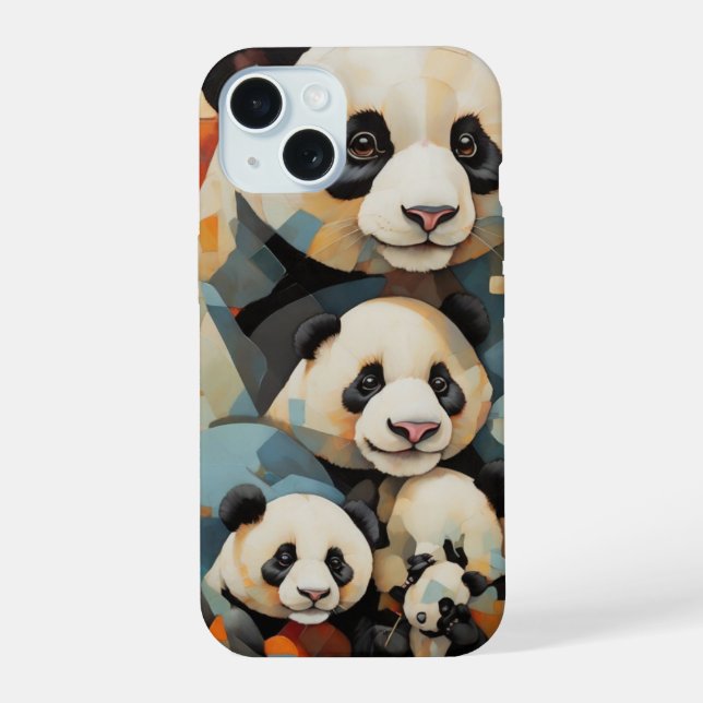Panda iPhone 15 Case (Back)