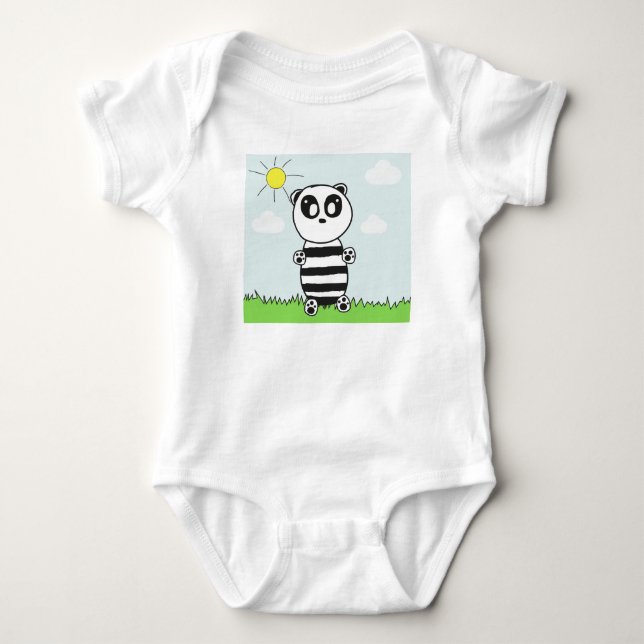 Panda Kids   Baby Bodysuit (Front)