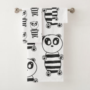 Panda Kids   Bath Towel Set