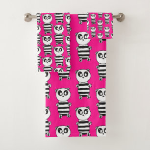 Panda Kids Bath Towel Set