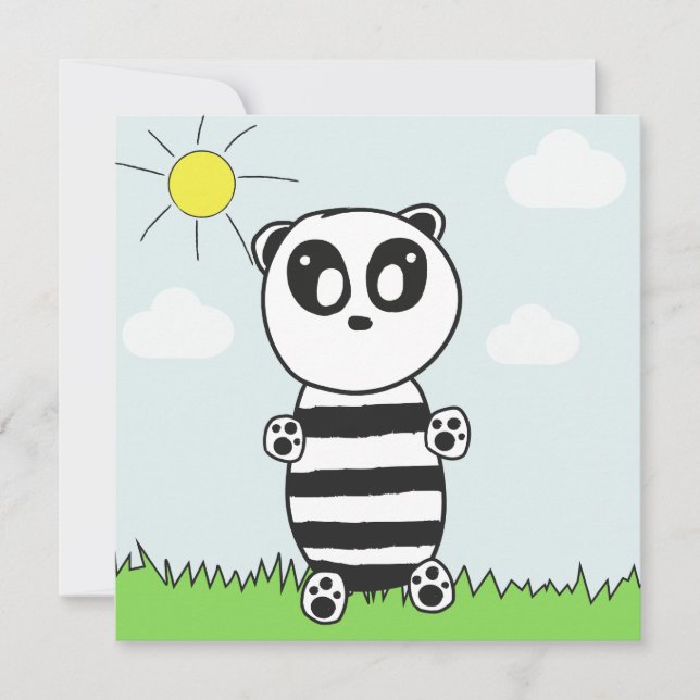 Panda Kids  Card (Front)