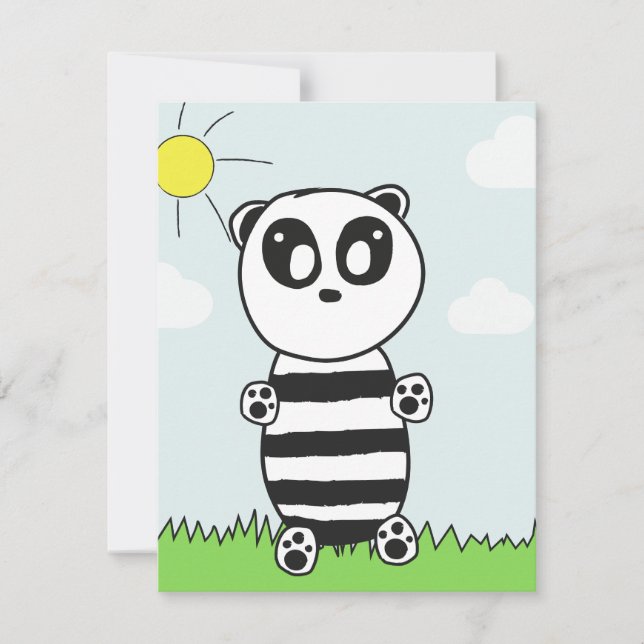 Panda Kids   Card (Front)