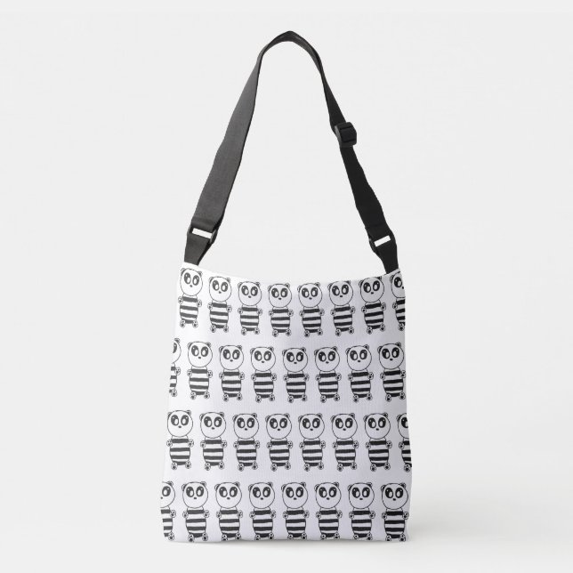 Panda Kids    Crossbody Bag (Front)